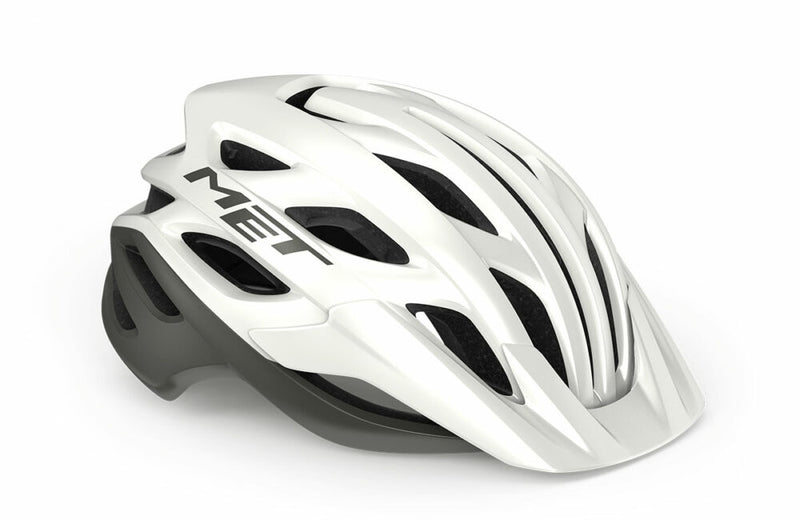 Met Casco Veleno Blanco/Gris