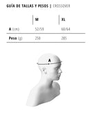 Met Casco Crossover Negro/Azul