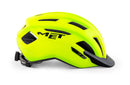 Met Casco Allroad Amarillo Fluorescente