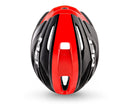 Met Casco Strale Negro/Rojo Panel