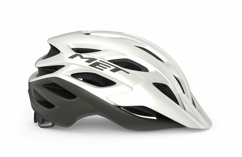 Met Casco Veleno Blanco/Gris