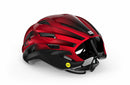 Met Casco Trenta Mips Negro/Rojo Metálico