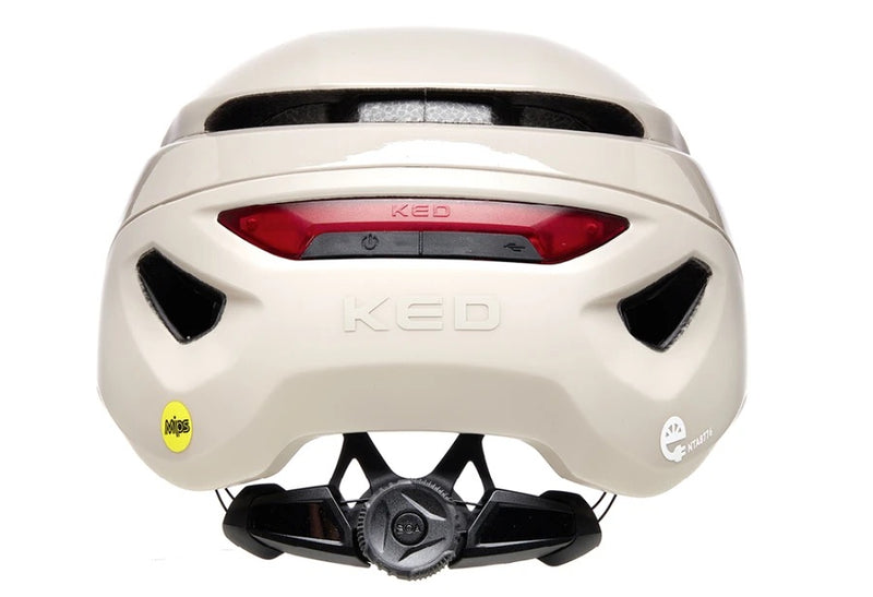 KED Mitro UE-1 Crema Mate Casco para Ciclismo Urbano