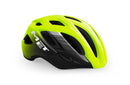 Met Casco Idolo Amarillo Fluorescente/Negro