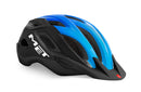 Met Casco Crossover Negro/Azul