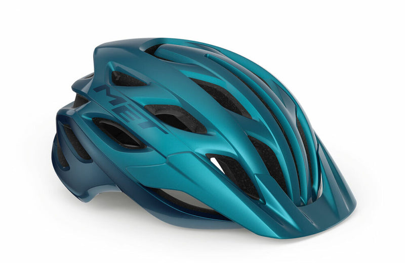 Met Casco Veleno Azul Metálico