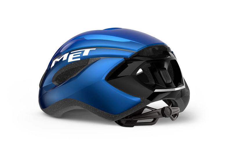 Met Casco Strale Azul Metálico