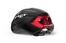 Met Casco Strale Negro/Rojo