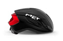 Met Casco Strale Negro/Rojo