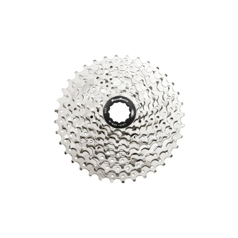 Cassette de Piñones SUNRACE MTB CSM98 9P 12/36D Nickel Nickel Cajita CSM98.9BW0.NS1.BXB