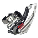 Desviador Central SHIMANO FD-TY500 MTB 34.9/31.8 Doble Tiron para 42Dts. Tourney Plata