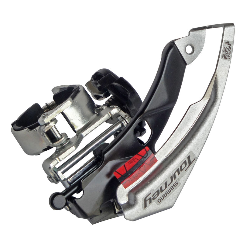 Desviador Central SHIMANO FD-TY500 MTB 34.9/31.8 Doble Tiron para 42Dts. Tourney Plata