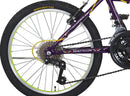 Bicicleta BENOTTO Montaña MELODY R20 21V. Niña Sunrace Frenos 'V' Acero Morado/Verde Claro Neon Talla:UN